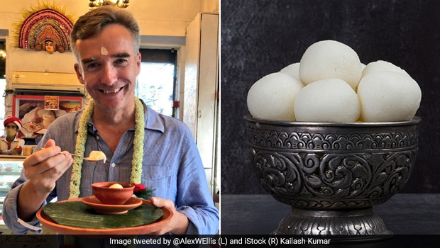 British High Commissioner Tries Rasgulla In Kolkata; <i>Desi</i> Twitter Is Overjoyed