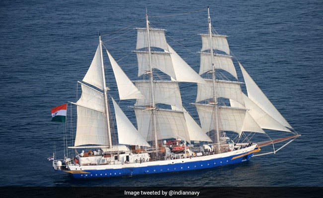 INS Tarangini Undertakes Sea Sortie During 4-Day Visit To Sri Lanka