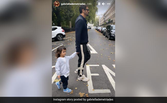 Arjun Rampal And Son Arik's London Diaries. Pic Courtesy Gabriella Demetriades