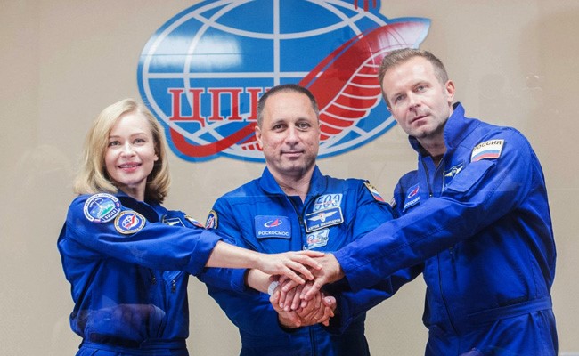 Russian Film Crew Set To Blast Off To Make First Movie In Space