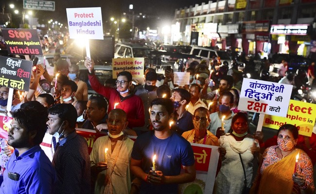 Tens Of Thousands Protest In Bangladesh Over Attacks On Hindus