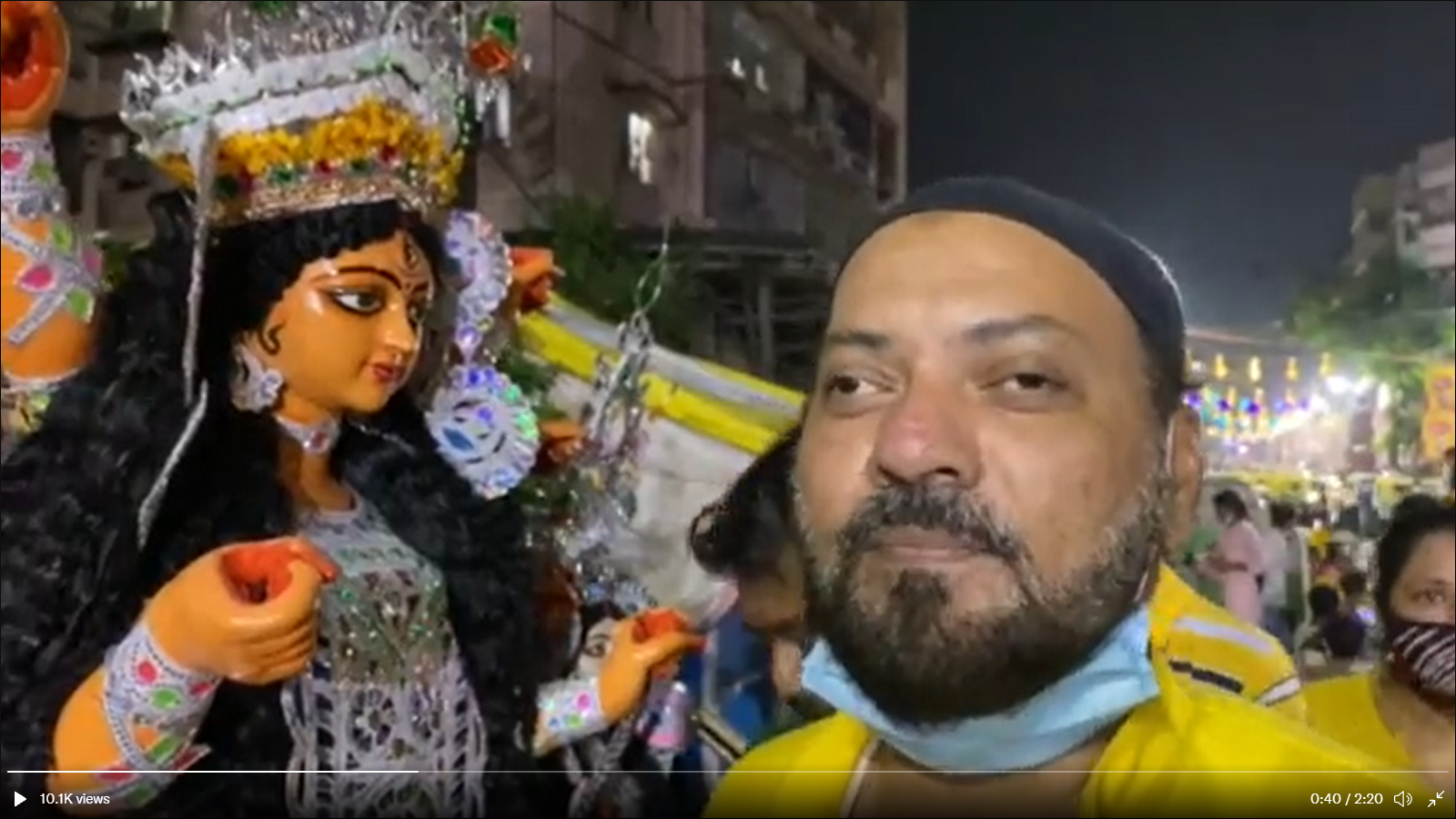 ये है मेरा भारत: हिन्दू पड़ोसियों के लिए मुस्लिम समुदाय ने करवाया दुर्गा पूजा का आयोजन