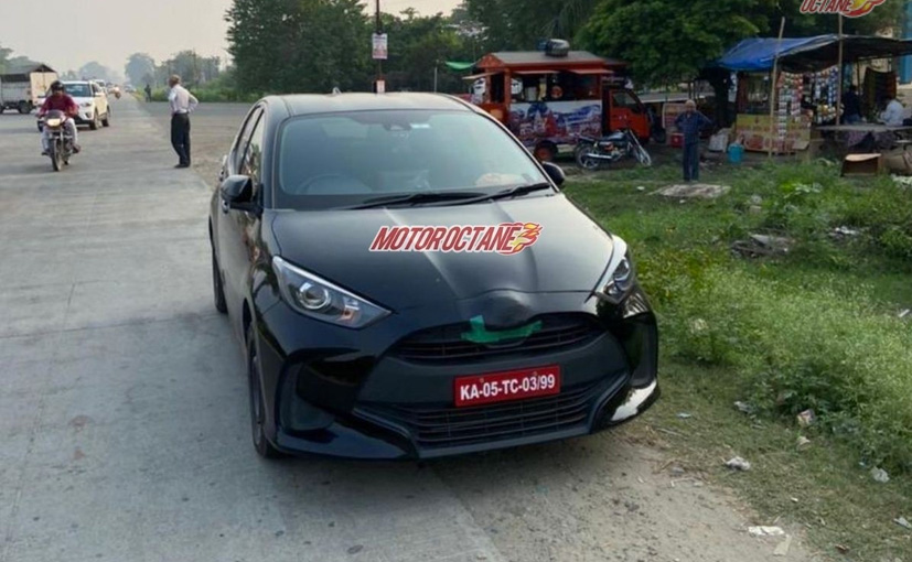 Toyota Yaris Hatch Spotted Testing In India