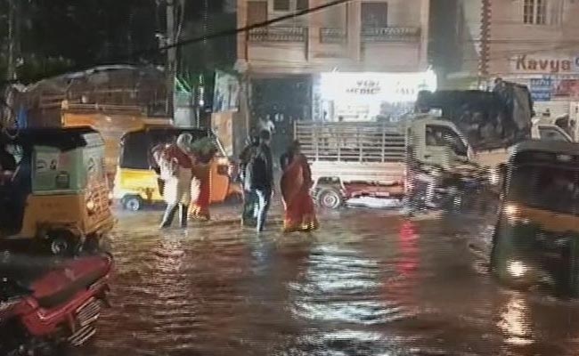 Restaurant Flooded, Pick-Up Truck Swept Away: Hyderabad Horror In Videos