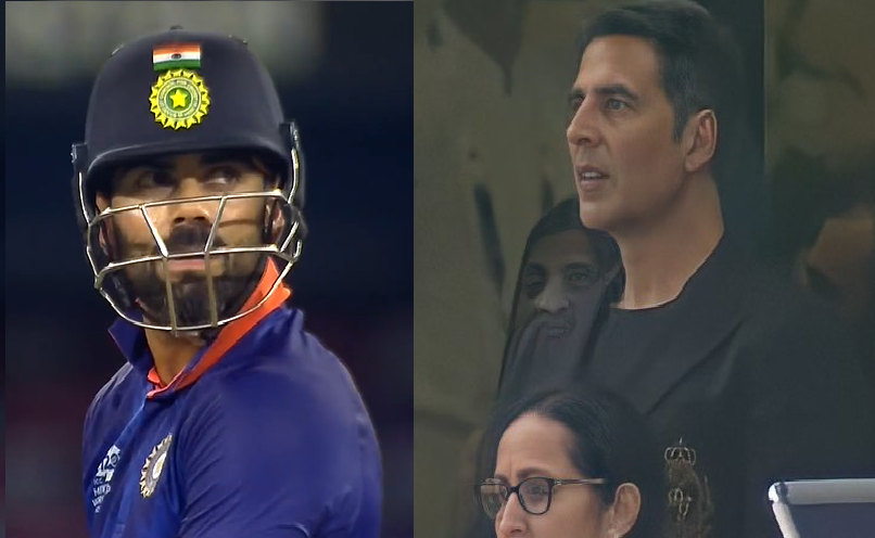 भारत-पाक मैच में टीम इंडिया को देने आए प्यार, खिलाड़ी अक्षय कुमार