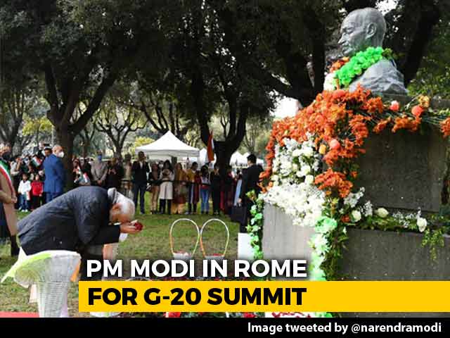 PM, In Rome, Tweets In Italian Ahead Of G20 Summit