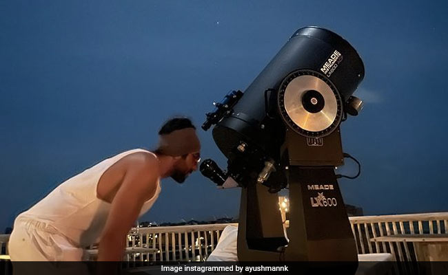 Ayushmann Khurrana Saw "Jupiter's Four Moons And Saturn Rings" Through A Telescope In Maldives. Read His Post