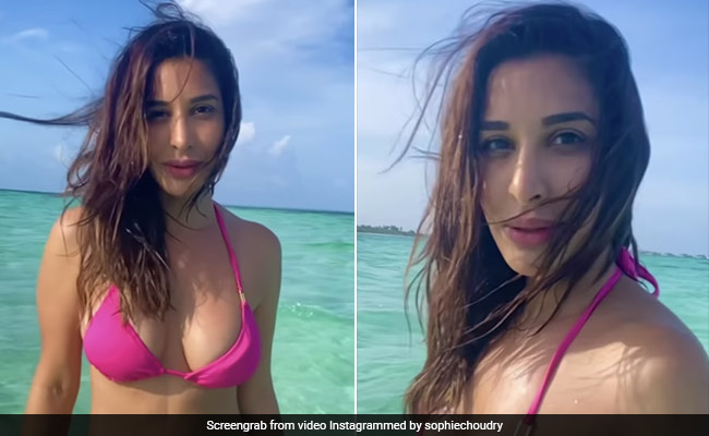Sophie Choudry In A Pink Bikini Is Making Us Miss Beach Days In The Sun