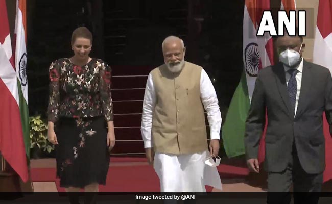 PM Modi Meets Danish Counterpart On Her First State Visit To India