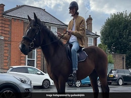 Viral Video: Man Rides Horse To Petrol Station Amid UK Fuel Crisis Viral Video: Man Rides Horse To Petrol Station Amid UK Fuel Crisis