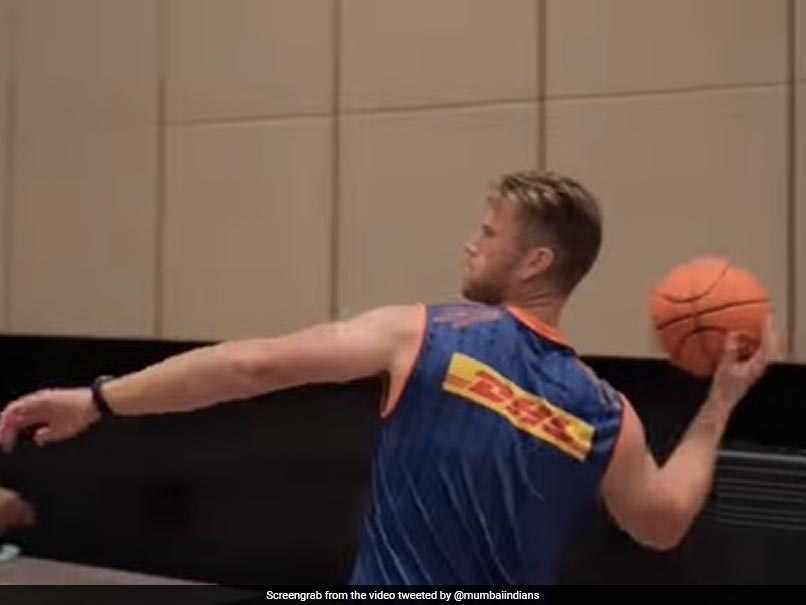 IPL 2021: Jimmy Neesham Nets Basketball From 30 Yards, Internet Can't Keep Calm