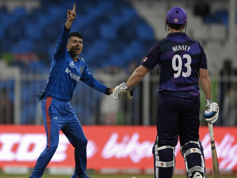 Watch: Afghanistan's Mujeeb Ur Rahman Picks 5 Wickets In The Space Of 16 Balls vs Scotland