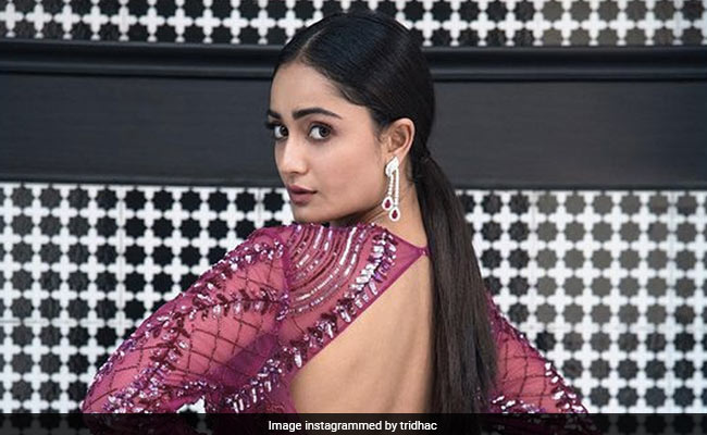 In A Backless Purple Dress, This Is How Tridha Choudhury "Dresses For Weekdays"