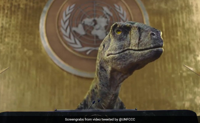 When A Dinosaur Talked To Humans: UN Ad To Guard Against Extinction