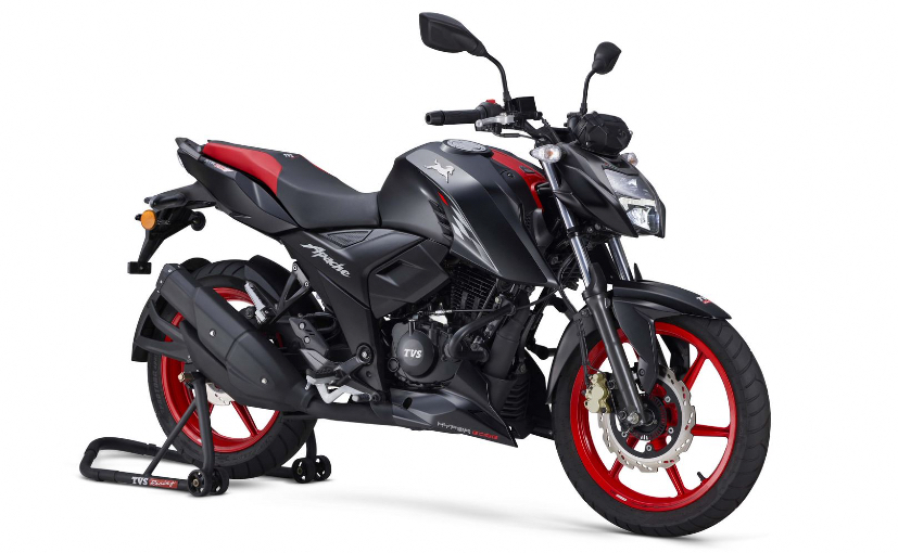 TVS Apache RTR 160 4V Updated With Three Ride Modes, New Headlight