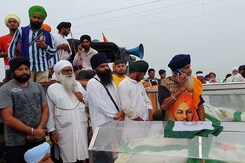 In Glass Cases At Protest Site, The Bodies Of 4 Farmers Run Over In Glass Cases At Protest Site, The Bodies Of 4 Farmers Run Over