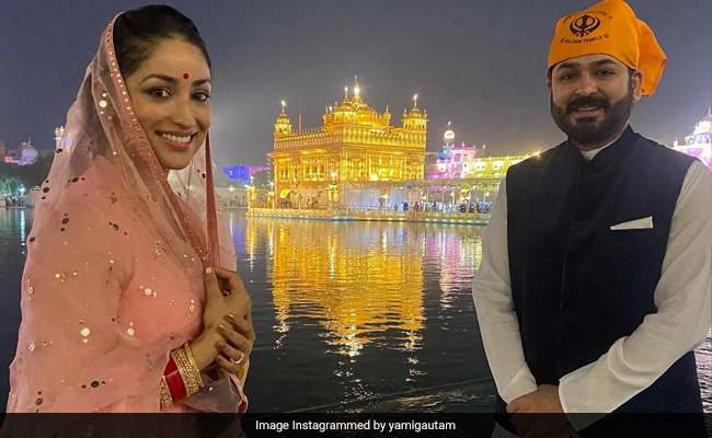 Yami Gautam Visits Golden Temple With Husband Aditya Dhar