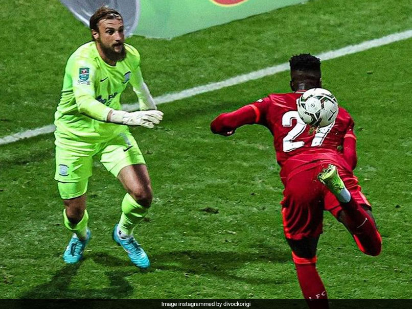 Watch: Liverpool's Divock Origi Scores Outrageous No-Look Backheel Goal In Win vs Preston In League Cup