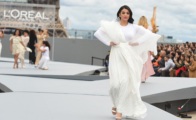 Aishwarya Rai Bachchan Stuns In White At Paris Fashion Week, Takes Over Runway With Helen Mirren And Camilla Cabello