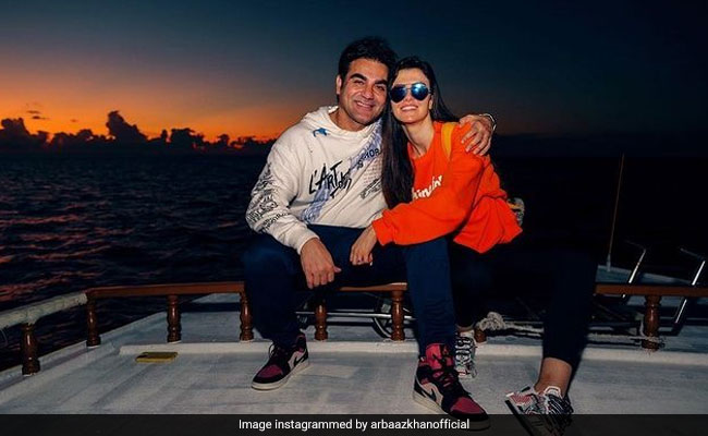 Pics From Arbaaz Khan And Girlfriend Giorgia Andriani's Maldives Diaries