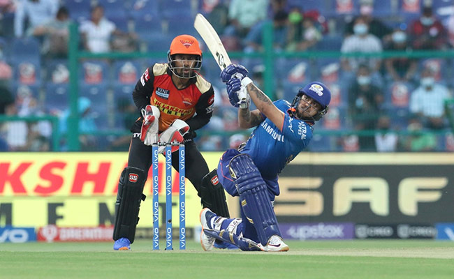 IPL 2021 SRH vs MI:  मुंबई ने हैदराबाद को 42 रन से हराया, ईशान किशन और सूर्यकुमार यादव रहे मैच के हीरो