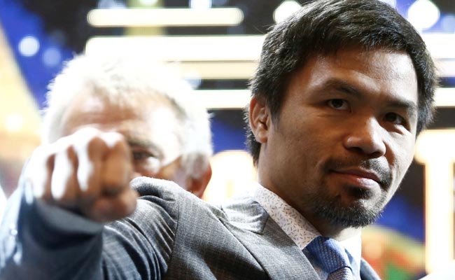 Ex-Boxer Philippine Icon Manny Pacquiao Enters Presidential Ring