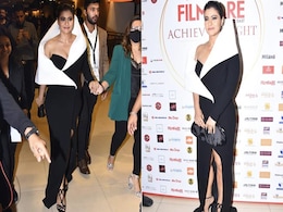 Kajol Brings The Glam To The Red Carpet In A Black Gown With Power Shoulders Kajol Brings The Glam To The Red Carpet In A Black Gown With Power Shoulders