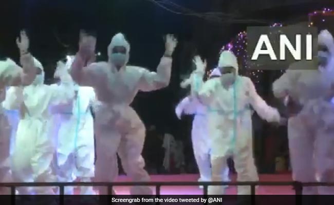 Watch: Garba In PPE To Raise COVID-19 Awareness