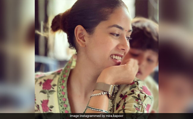 Mira Rajput's Caption For Pic With Son Zain Wins The Internet