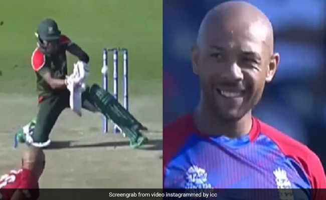 T20 World Cup: 'डीविलियर्स' की तरह शॉट मारना चाहता था बांग्लादेशी बल्लेबाज, इंग्लैंड गेंदबाज की छूटी हंसी- Video
