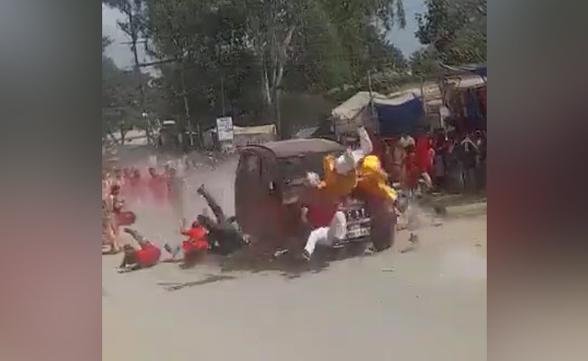 1 Dead, About 20 Injured After Speeding Car Rams Devotees In Chhattisgarh