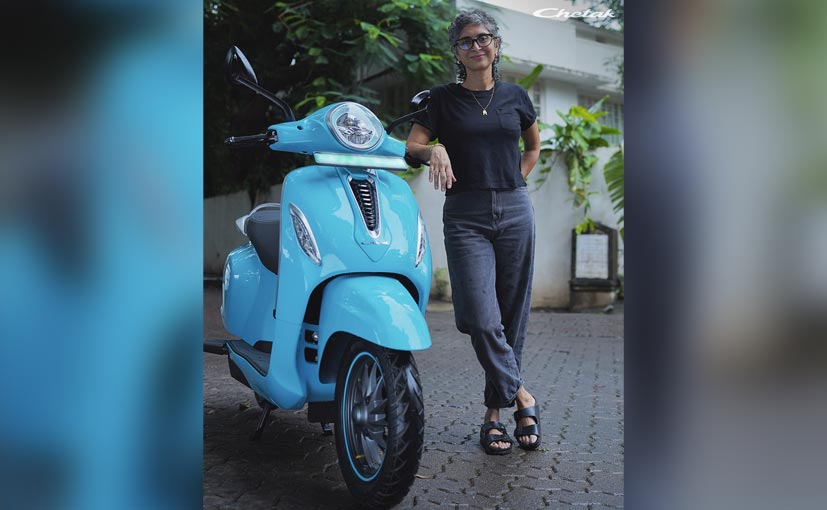 Director Kiran Rao Brings Home The Bajaj Chetak