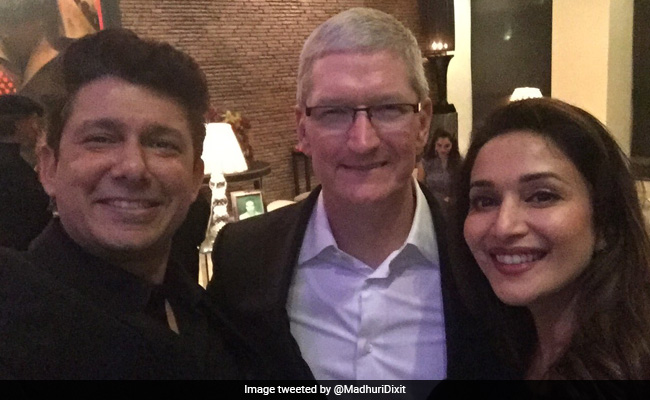 When Madhuri Dixit And Shriram Nene Met Apple CEO Tim Cook