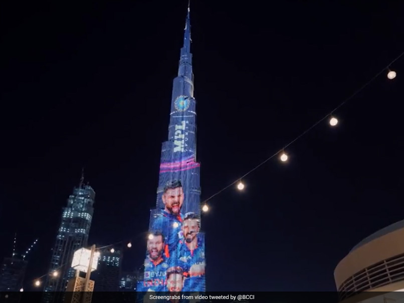 Burj Khalifa Lights Up In Team India's Colours Ahead Of T20 World Cup. Watch