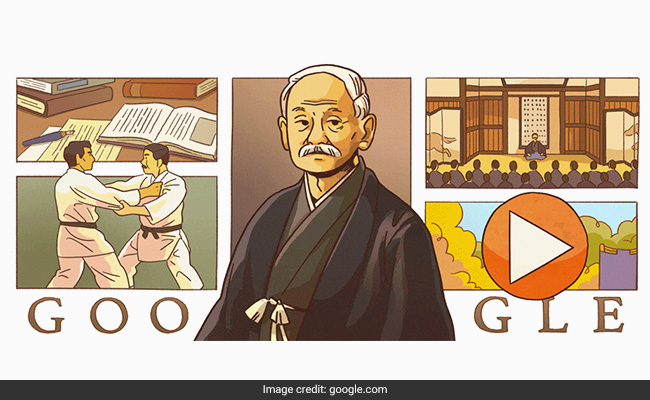 Google Celebrates  Japan's "Father of Judo" Kano Jigoro With A Doodle