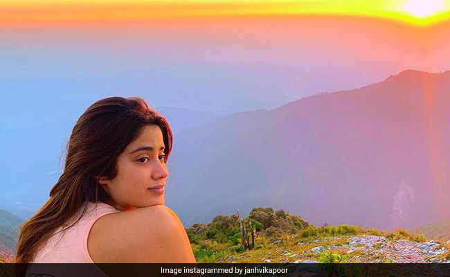 Follow The Light And You'll Find Janhvi Kapoor Where The Sun Meets The Horizon