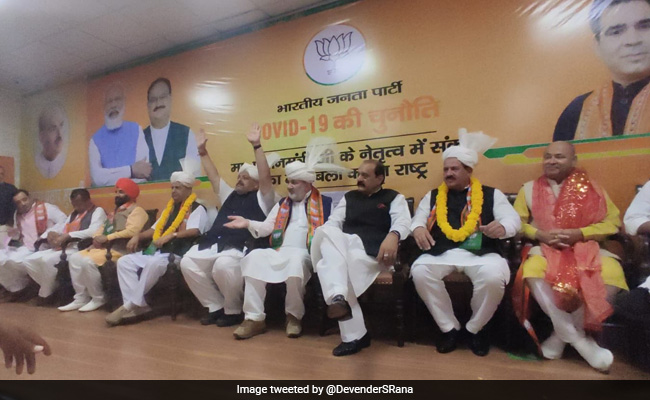2 Ex-National Conference Legislators Among Dozen Leaders Join BJP In J&K