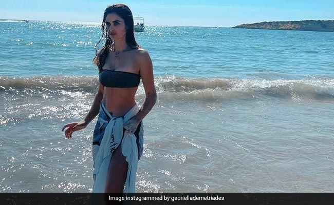 Gabriella Demetriades Bids Goodbye To Summer In Cyprus In A Stylish Bikini And Sarong