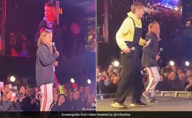 Watch: Greta Thunberg Dances To Rick Astley Song At Concert