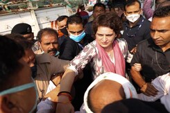 Priyanka Gandhi Detained On Way To Home Of UP Man Who Died In Custody Priyanka Gandhi Detained On Way To Home Of UP Man Who Died In Custody