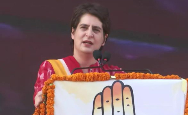 "Congress Will Give Smartphones, Two-Wheelers To Girl Students": Priyanka Gandhi