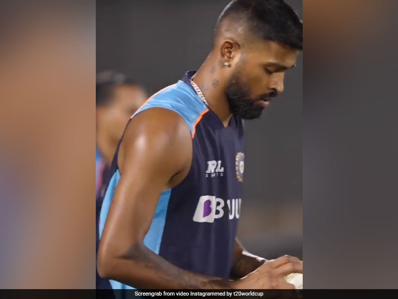 Watch: Hardik Pandya Bowls In The Nets For Team India Ahead Of New Zealand Clash