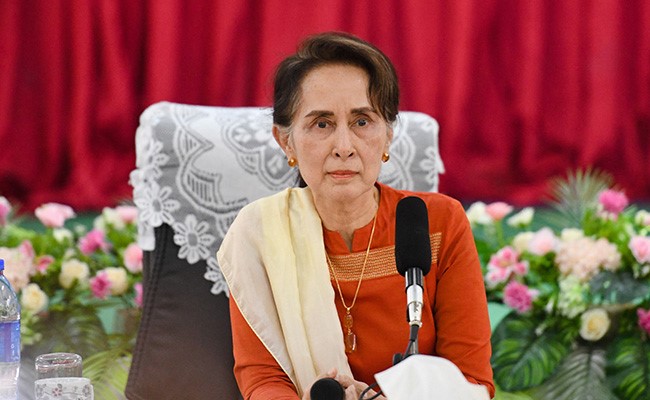 Myanmar's Aung San Suu Kyi Testifies For First Time In Junta Court