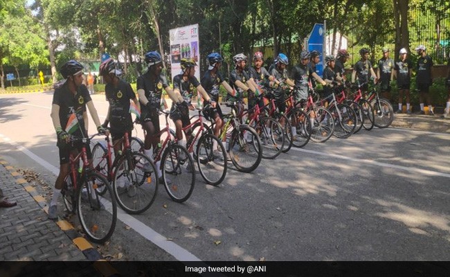 4th Phase Of Longest Cycle Rally From Delhi To Gujarat Flagged Off