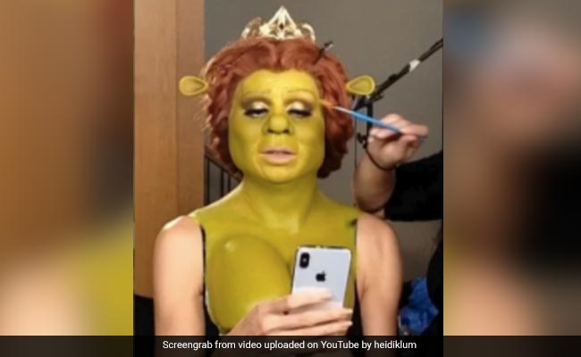 How This Supermodel Transformed Into Princess Fiona For Halloween