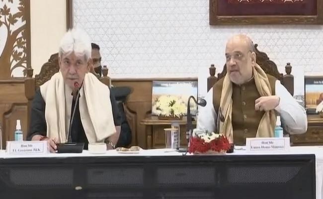 Amit Shah Demands Answers On Terror, Radicalisation At J&K Security Meet