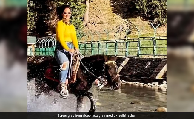 हिना खान जबरदस्त अंदाज में घुड़सवारी करती आईं नजर, वीडियो देख फैन्स बोले- गजब