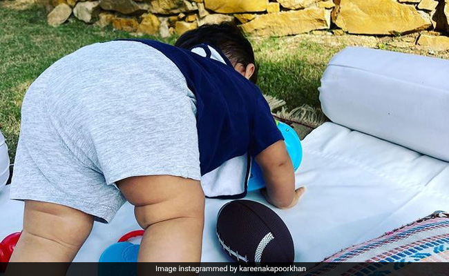 "Yoga Runs In The Family": Kareena Kapoor Posts Pic Of Baby Jeh In Pike Position