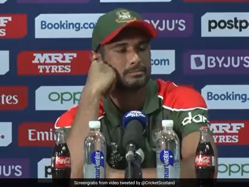 Watch: Why Bangladesh Captain Mahmudullah Was Forced To Pause Post-Match Press Meet