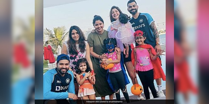 Anushka Sharma Shares Pictures Of Team Indian Stars Celebrating Halloween With Their Families - Vimarsana News